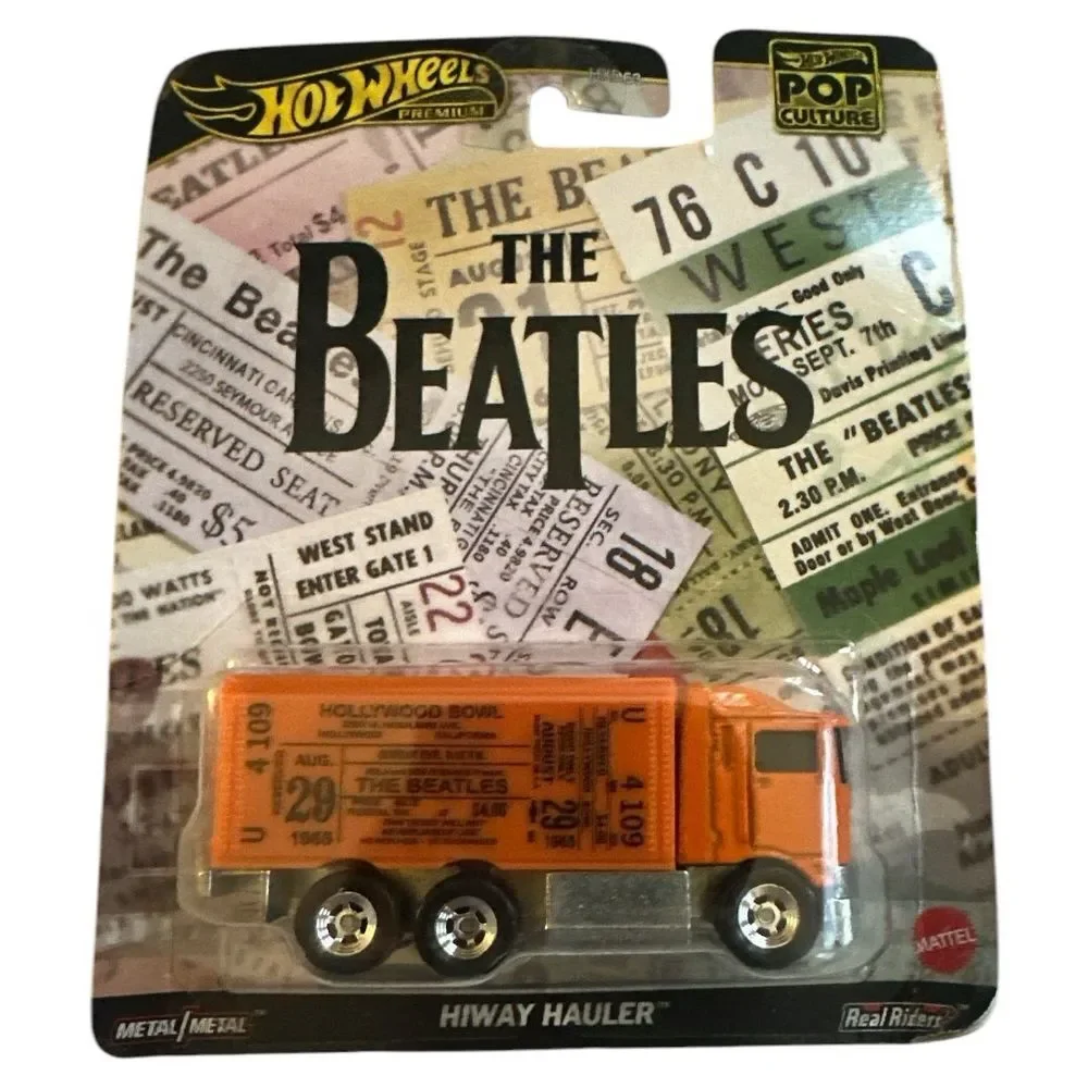 Hot‎ Wheels Premium Beatles Hiway Hauler Pop Culture Real Riders Diecast